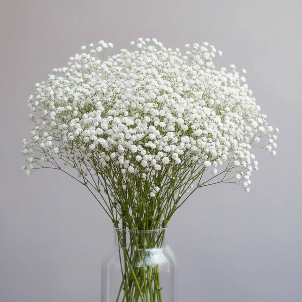 Natural Preserved Dried Baby’s Breath Flowers – Decorative Gypsophila Bouquet