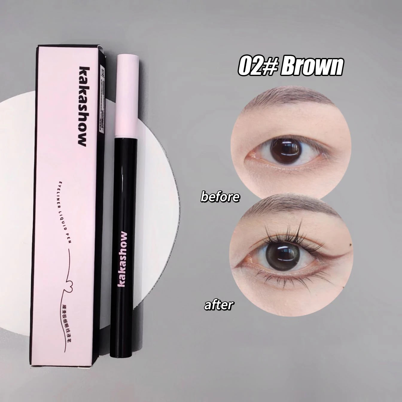 Stylo Eyeliner Liquide 0,05 mm – Mat, Lisse, Séchage Rapide, Étanche, Ultra-Fin, Pour Cils Inférieurs, Anti-Bavure, Maquillage Coréen