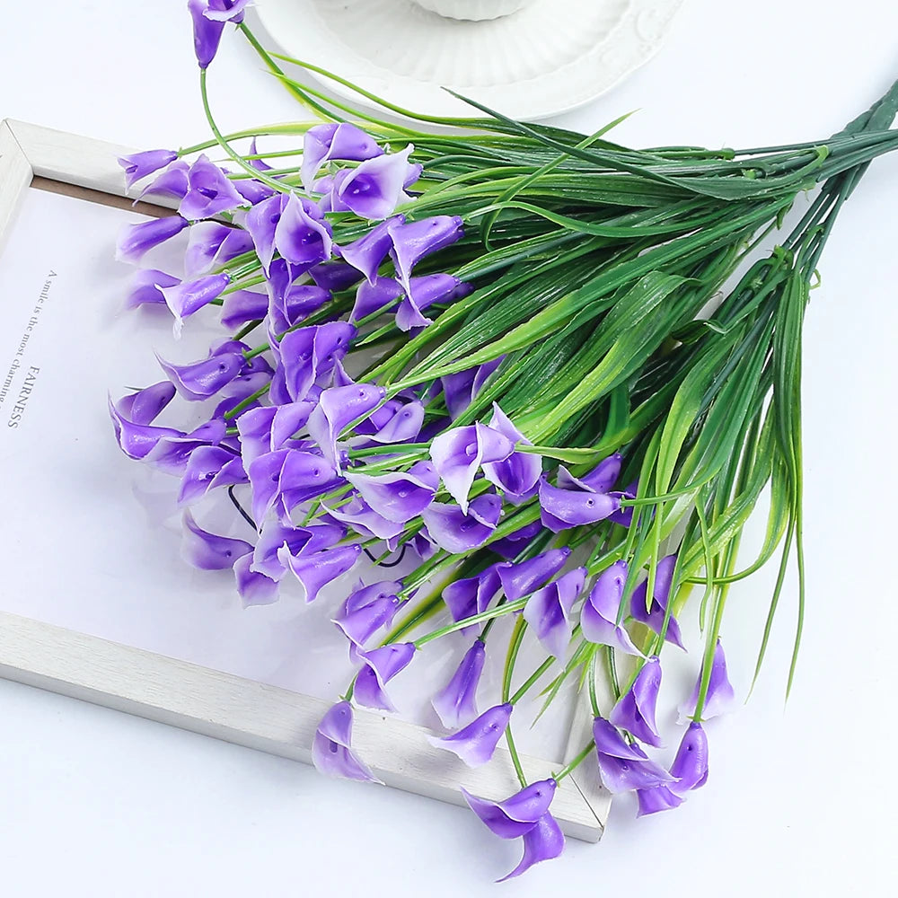 33CM Artificial Flower Bouquet – Decorative Fake Flowers for Home & Wedding Décor
