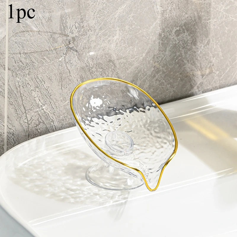 Oval Soap Dish with Drainage Holes – Bathroom Soap Holder Organizer
