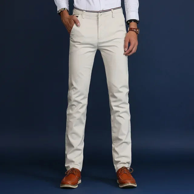 « Pantalon Homme Printemps/Été – Coton, Casual & Business »