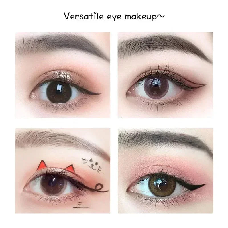 Crayon Eyeliner Séchage Rapide — longue tenue, texture lisse, fini mat, waterproof, anti-bavures, maquillage yeux