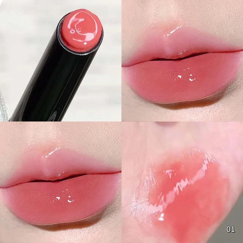 Rouge à lèvres miroir – Texture lisse et riche en pigments | Forme un film sans dessécher ni coller | Hydratant pour des lèvres pulpeuses et éclatantes