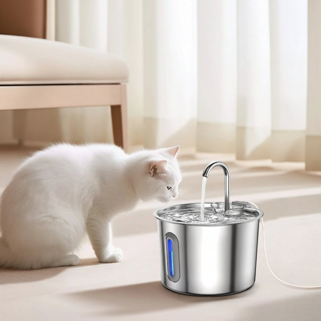 2.2L Filtered Water Fountain for Cats & Dogs