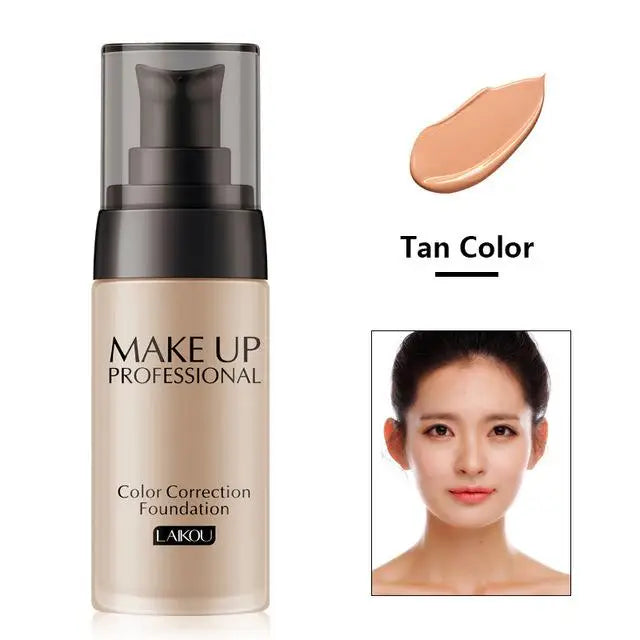 Fond de Teint Liquide BB Cream – Correcteur, Hydratant, Contrôle du Sébum, Éclaircissant, Waterproof, Maquillage 40 g