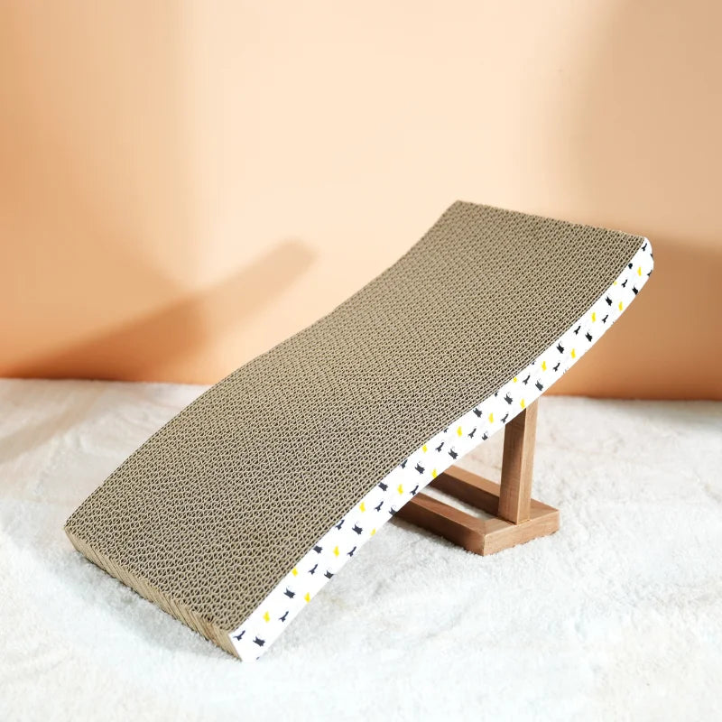 Corrugated Cardboard Cat Scratcher – Durable Scratching Board for Indoor Cats