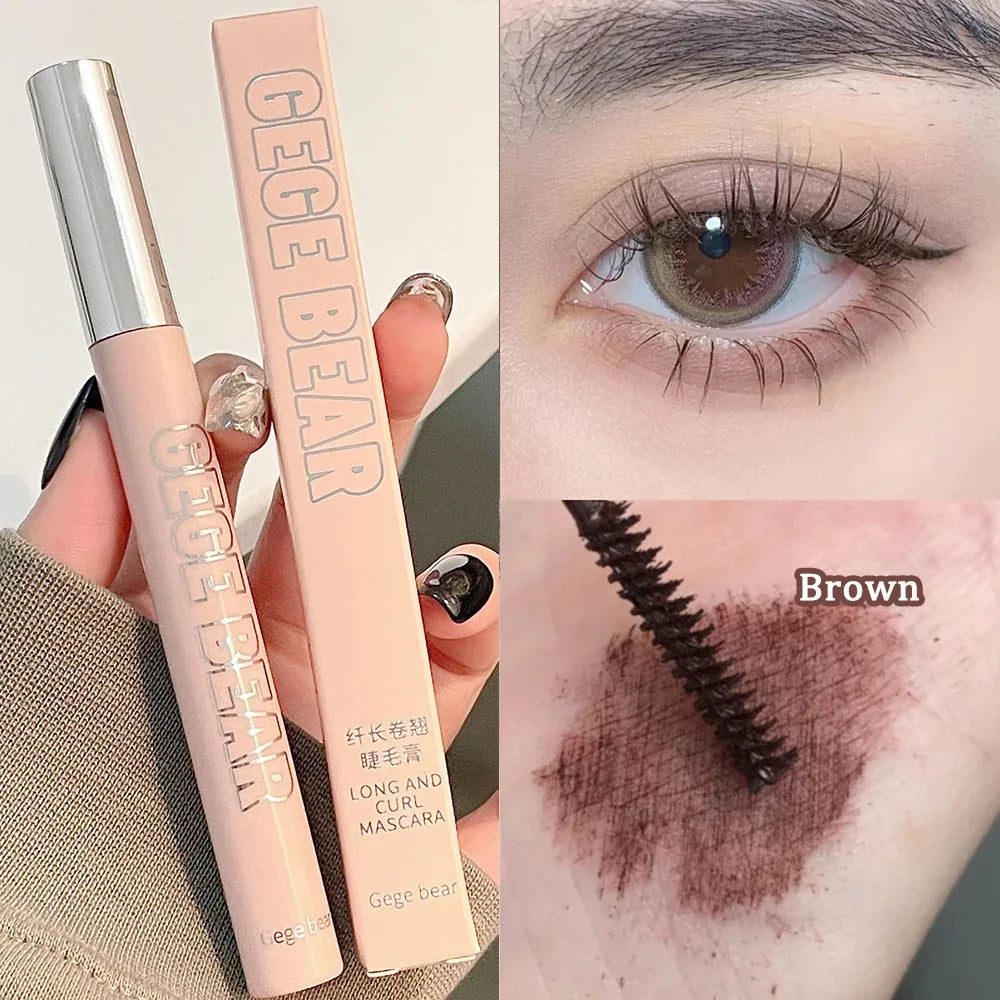 **« Mascara mat fibres de soie – Waterproof, séchage rapide et recourbant »**