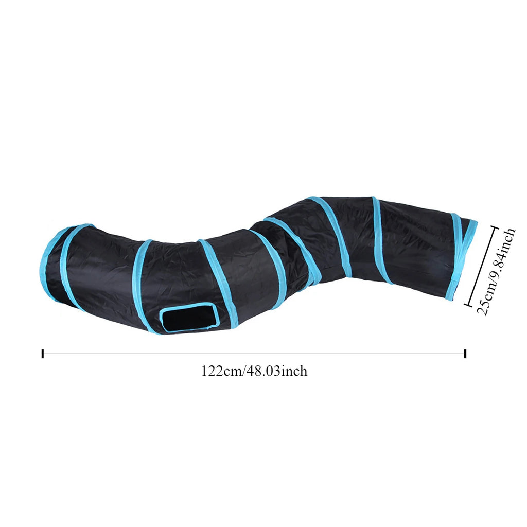 Foldable Cat Tunnel – Interactive Play Tunnel for Cats & Kittens