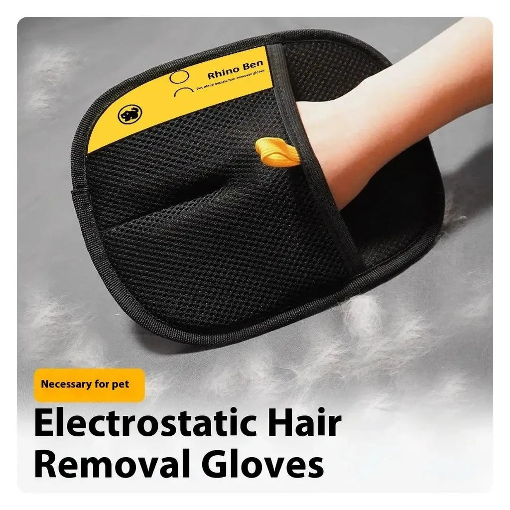 Pet Grooming Glove – Deshedding & Massage Brush for Dogs and Cats