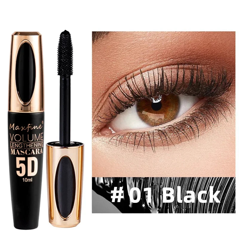 **« Mascara  5 couleurs – Épais, recourbant et waterproof »**