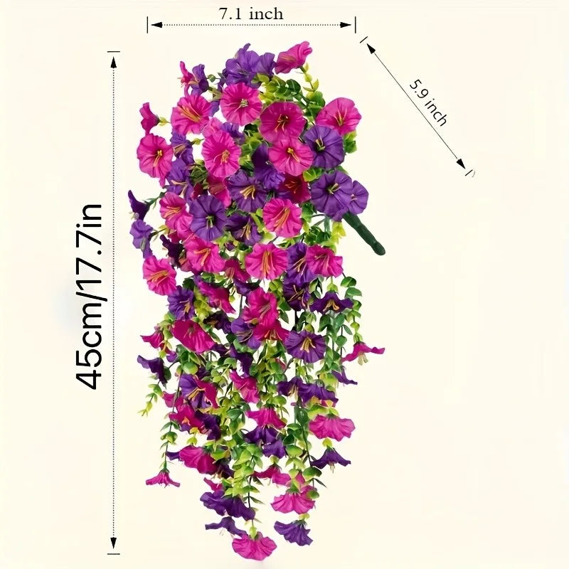 75CM Artificial Hanging Flower Vine – Decorative Fake Plant Garland
