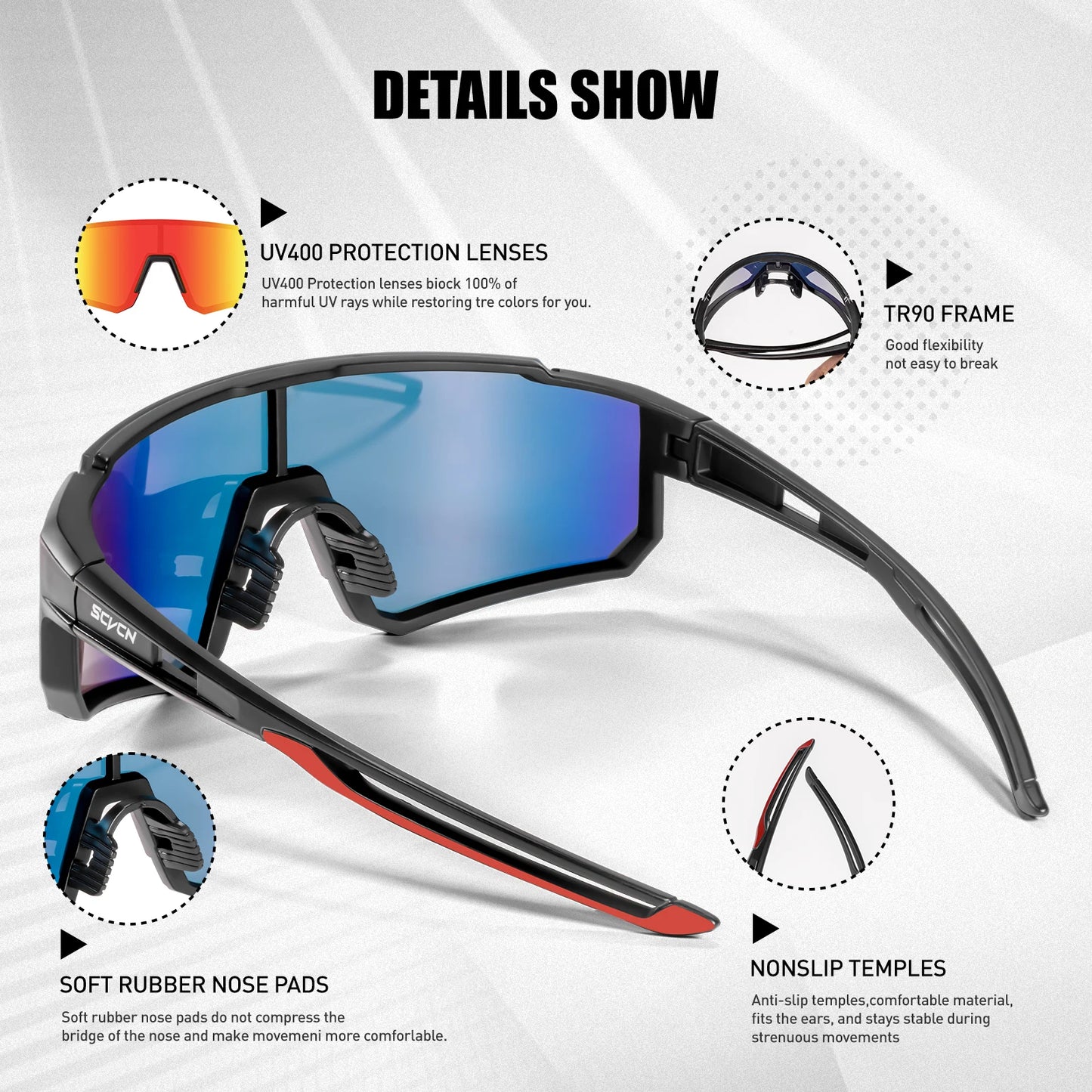« Lunettes  – Cyclisme & Outdoor, Mixte UV400 »