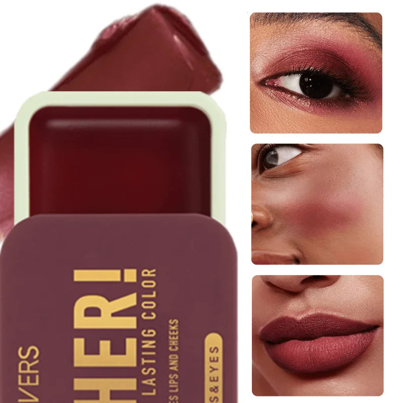 Blush stick en poudre – Crème blush, effet maquillage longue tenue – Cosmétique essentielle pour sorties