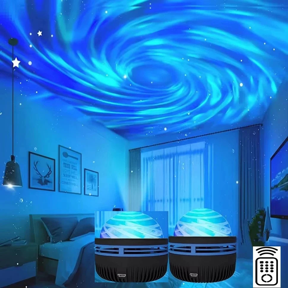 LED Galaxy Projector Night Light – Colorful Starry Sky Projector for Bedroom & Kids Room