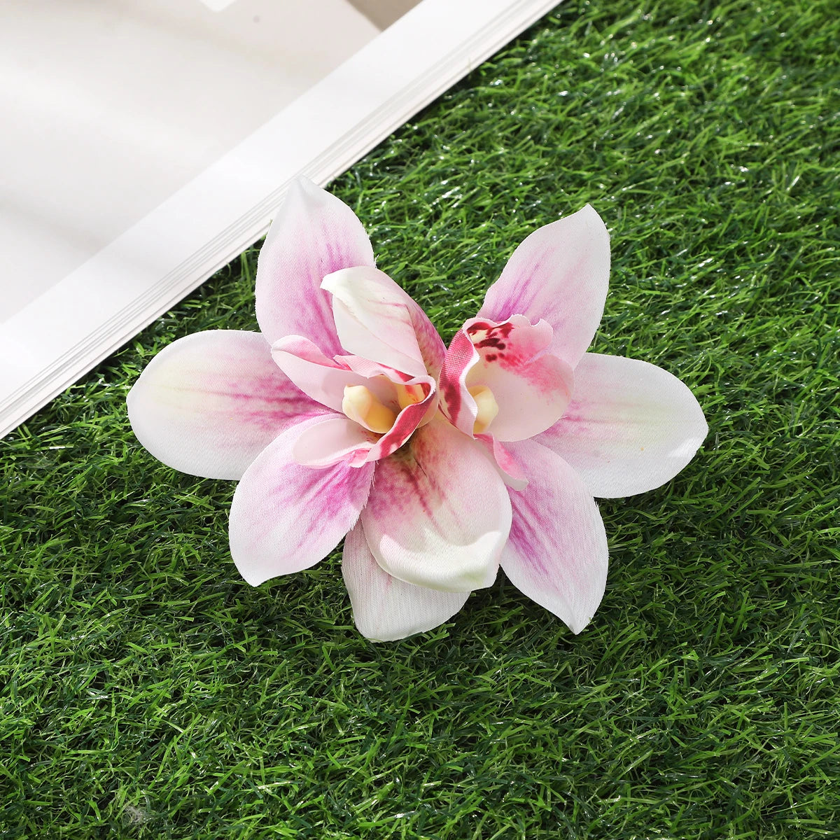 « Barrettes Femme – Fleurs Orchidée, Style Bohème »