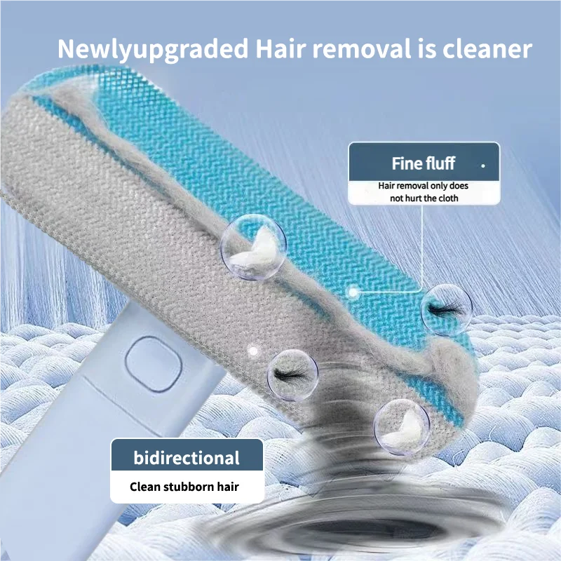 4-in-1 Pet Hair Remover Tool – Reusable Fur & Lint Cleaner for Furniture and Clothing