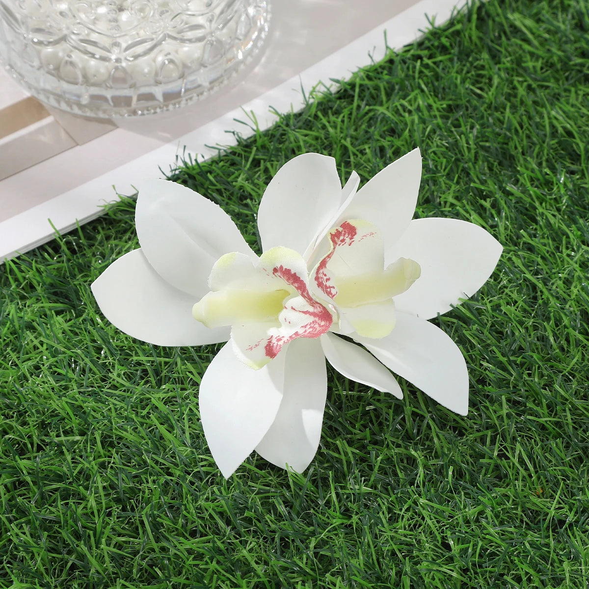 « Barrettes Femme – Fleurs Orchidée, Style Bohème »