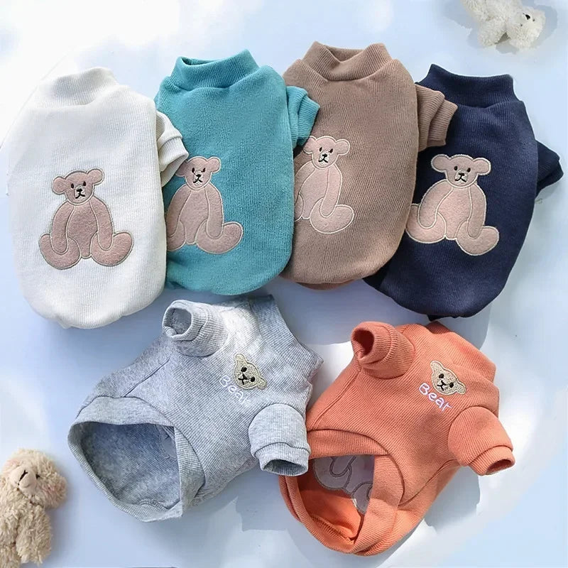 Winter Fleece Pet Sweatshirt – Warm Jacket for Dogs & Cats