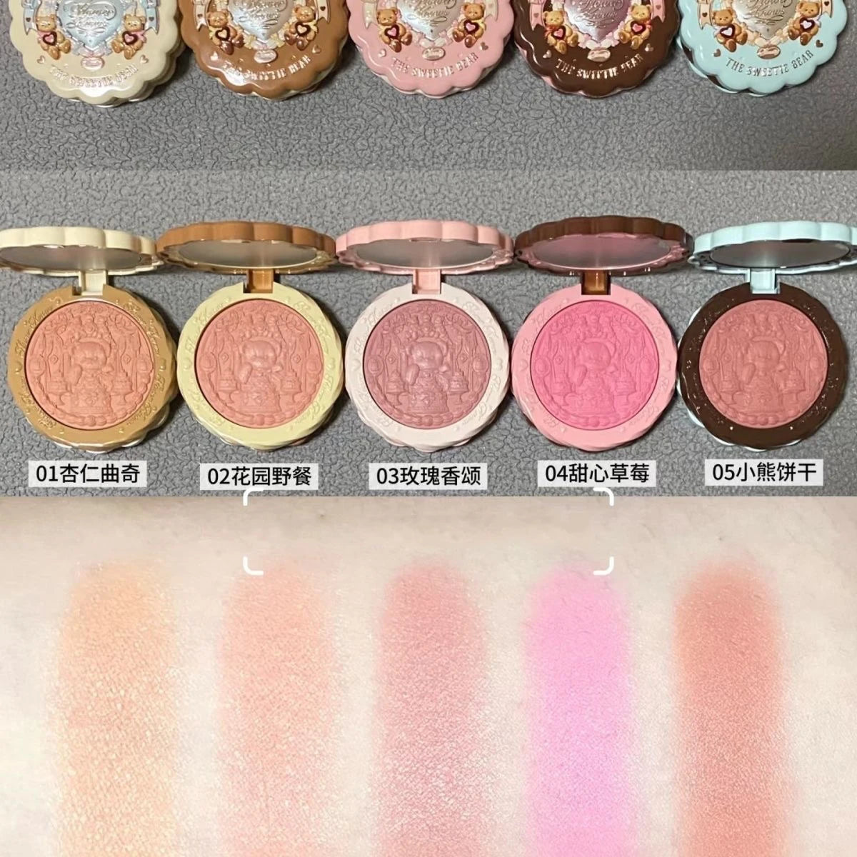 Blush en Poudre — Fini Satiné et Soyeux, Pour Joues, Contour et Highlight, Effet Naturel Mat pour le Visage