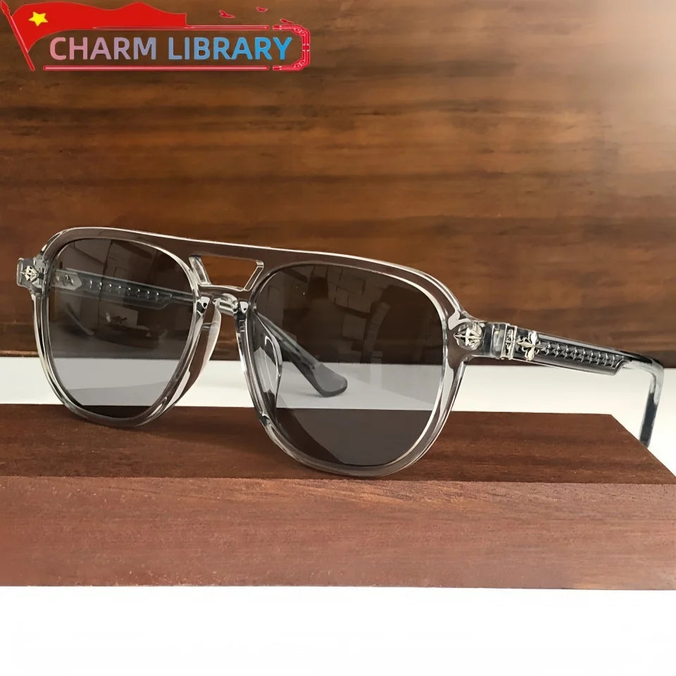 « Lunettes de soleil rétro – Acétate luxe, UV400 mixte »