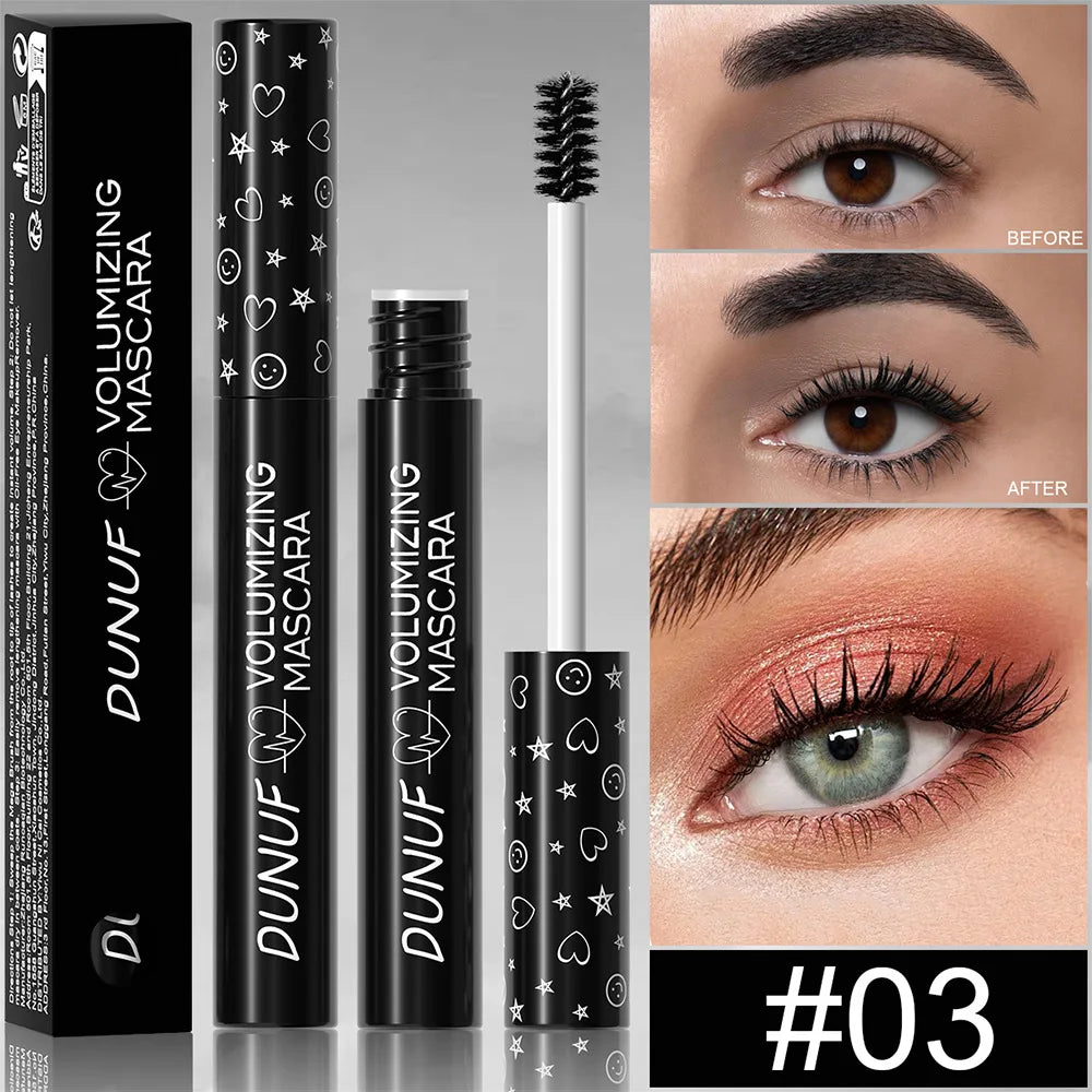 Mascara coloré  longue tenue waterproof dense, fin et recourbant anti-bavure et anti-agglomération cils naturels facile à appliquer