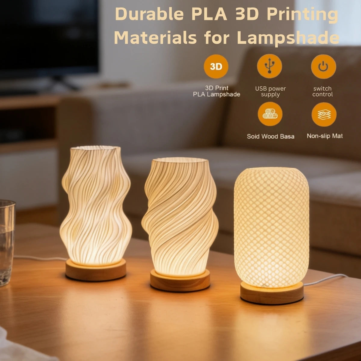 Nordic LED Desk Lamp – 3 Color Dimmable Reading Light for Bedroom & Office