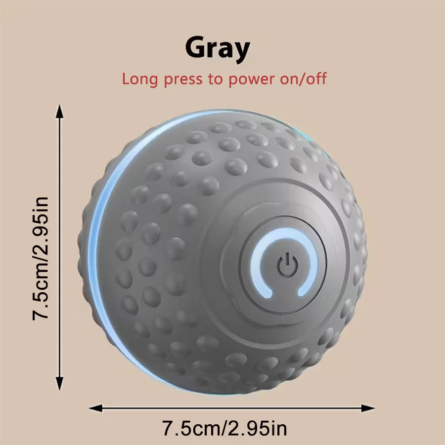 Smart Automatic Rolling Dog Ball – USB Rechargeable Interactive Pet Toy