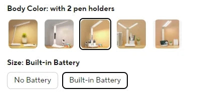 LED Desk Lamp with Clock & Temperature Display – USB Rechargeable Touch Control Reading Light