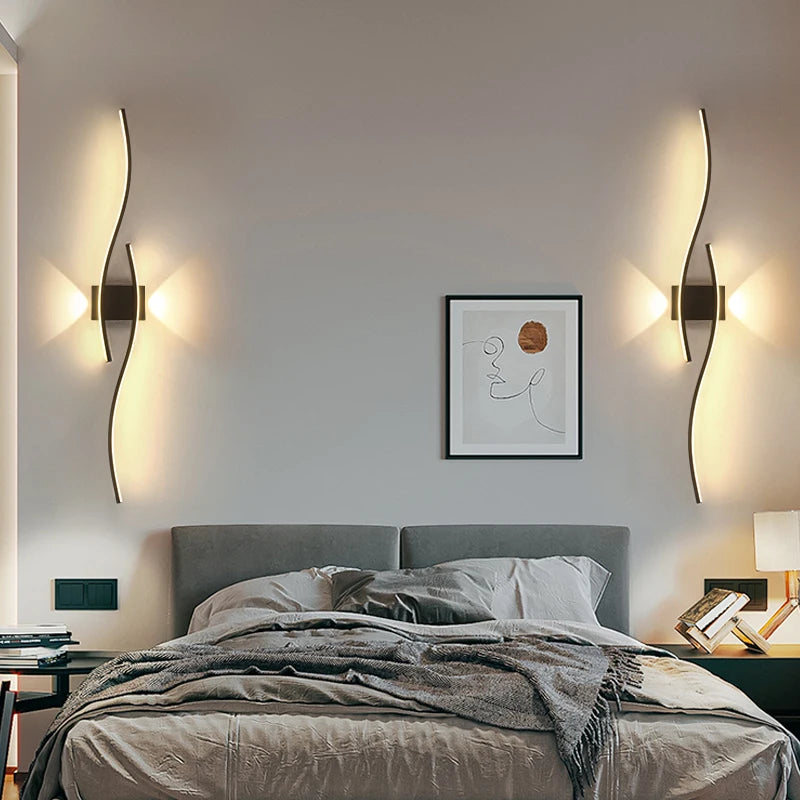 Modern LED Wall Lamp – Minimalist Lighting for Living Room, Bedroom & Kitchen