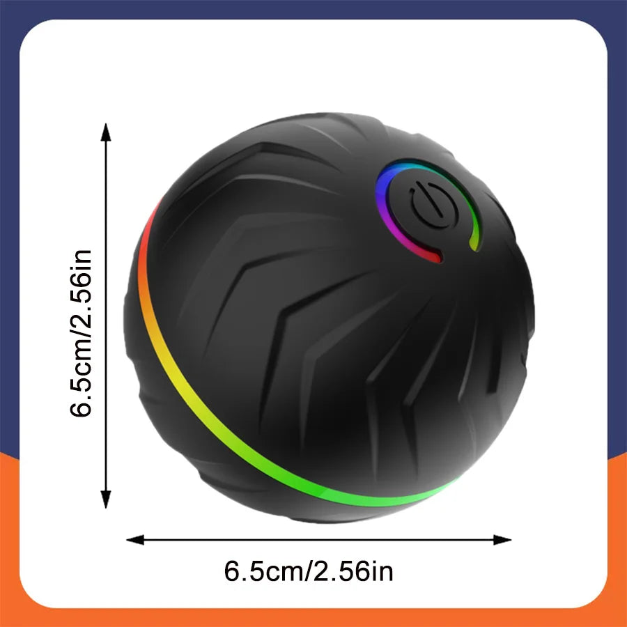Smart Automatic Rolling Dog Ball – USB Rechargeable Interactive Pet Toy