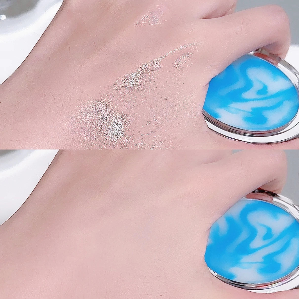 Poudre Compacte Translucide – Masque les Pores, Effet Soft-Focus, Formule Sans Poudre, Contrôle Instantané du Sébum, Maquillage Longue Tenue