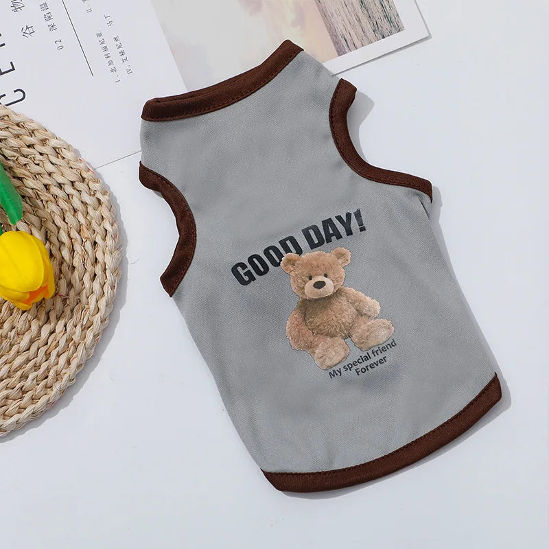 Breathable Summer Pet Vest – Lightweight Clothes for Dogs & Cats