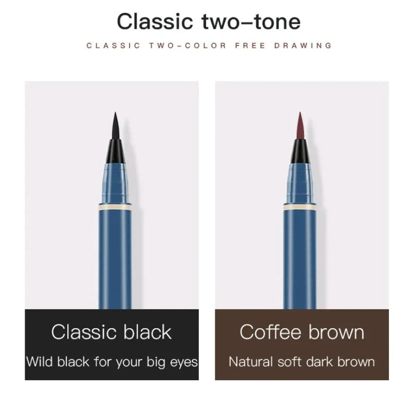 Crayon Eyeliner liquide noir frais, couleur à séchage rapide, imperméable, résistant à la sueur, sans taches, stylo de maquillage, cosmétique, livraison gratuite