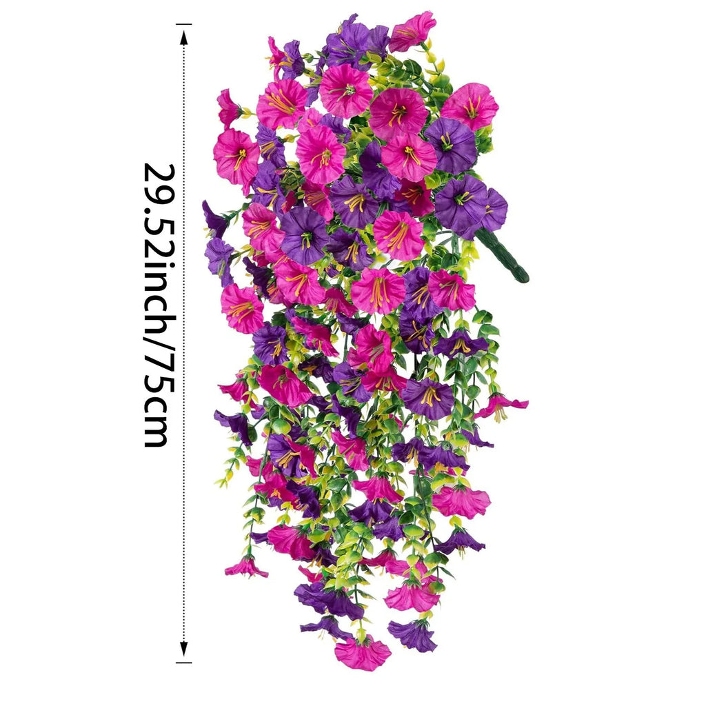 75CM Artificial Hanging Flower Vine – Decorative Fake Plant Garland