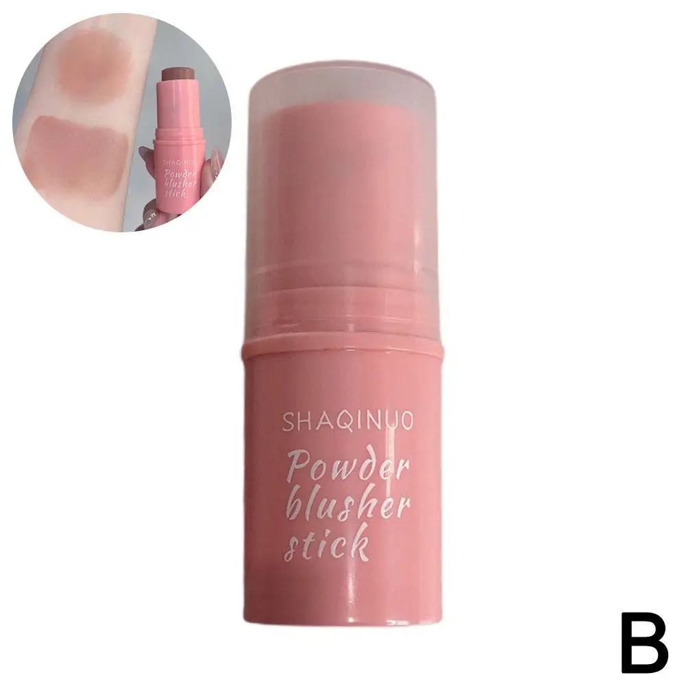 Blush Stick 3 Couleurs Waterproof — Pour Contouring, Joues Rouges, Texture Lisse, Longue Tenue, Illumine le Teint, Maquillage Blush