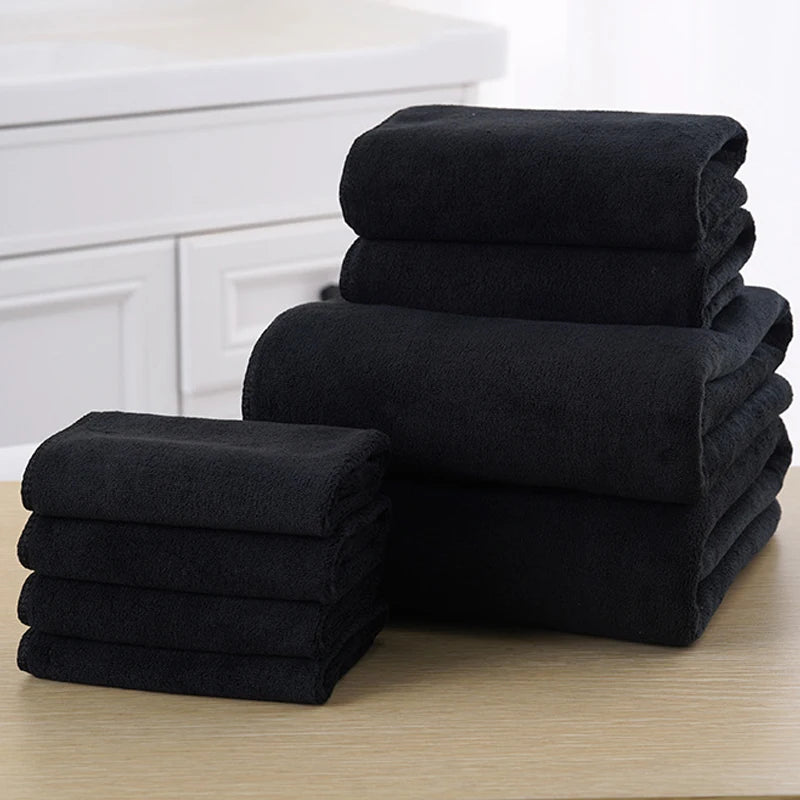 Premium Black Towel Set – Ultra Soft & Highly Absorbent Towels