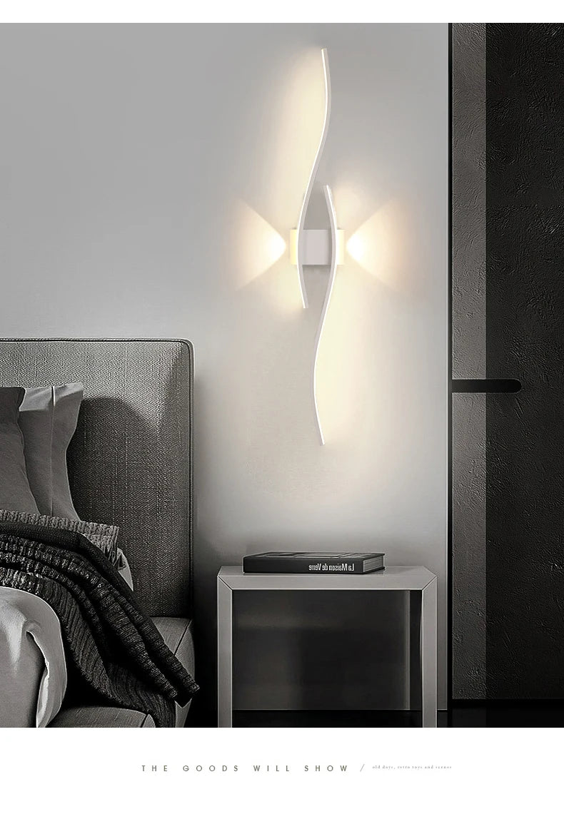 Modern LED Wall Lamp – Minimalist Lighting for Living Room, Bedroom & Kitchen
