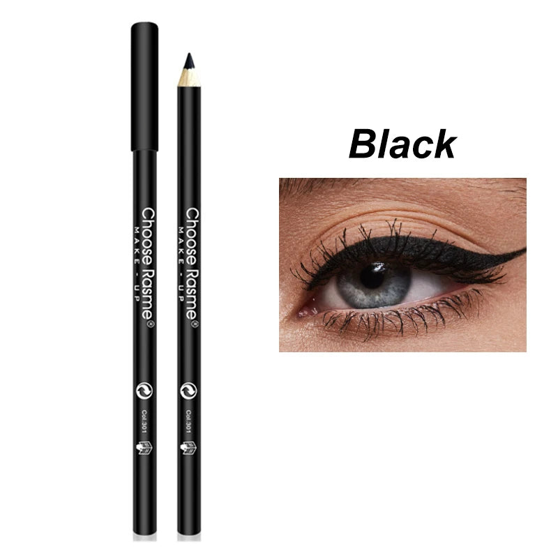 1 ou 2 pcs Crayons Eyeliner Noir et Blanc – Étanches, Résistants à la Transpiration, Anti-Bavure, Longue Tenue, Faciles pour Débutants, Maquillage des Yeux Audacieux