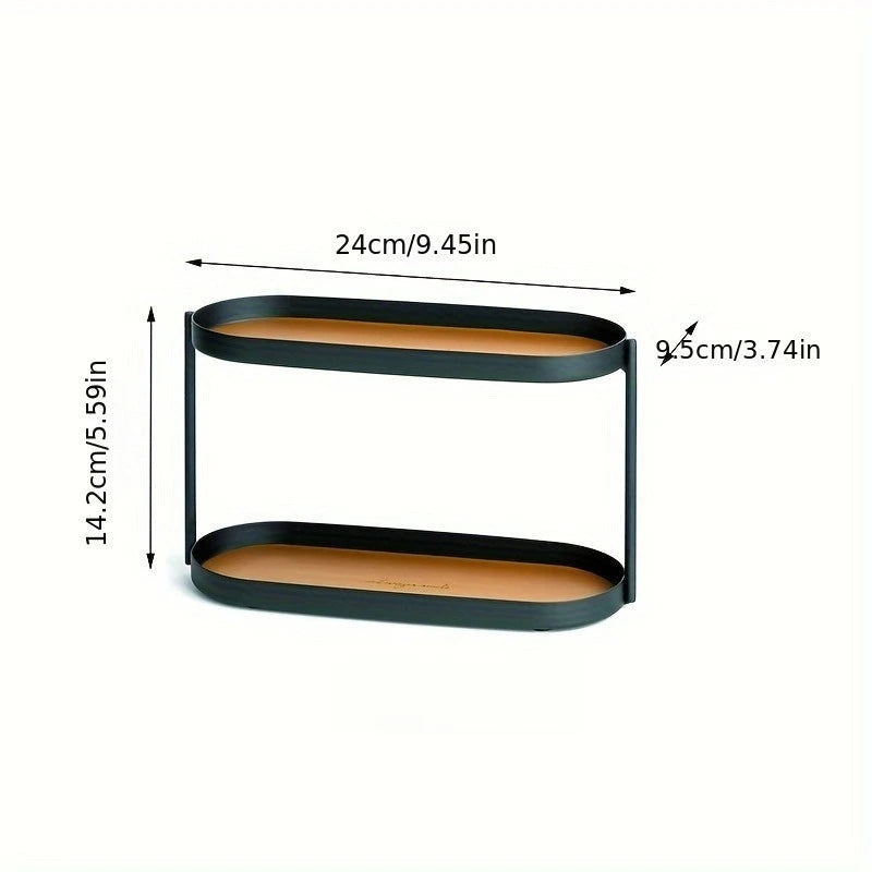 Double-Layer Makeup & Jewelry Organizer