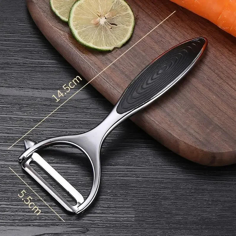 Stainless Steel Vegetable Peeler – Multifunction Potato, Carrot & Fruit Peeler Kitchen Tool