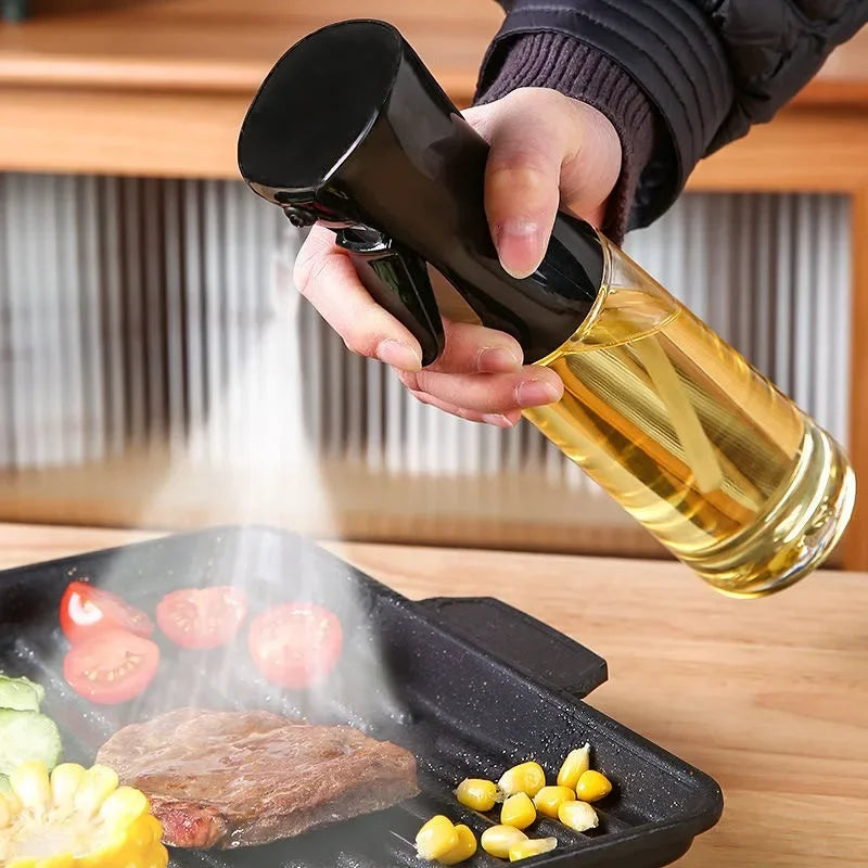 Reusable Olive Oil Sprayer Bottle – Food-Grade Oil & Vinegar Mist Dispenser for Cooking, BBQ & Kitchen Use