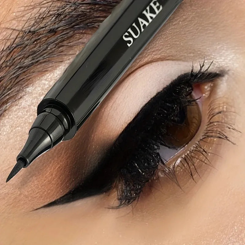 Eyeliner liquide mat waterproof – Effet smoky, facile à appliquer, longue tenue, noir