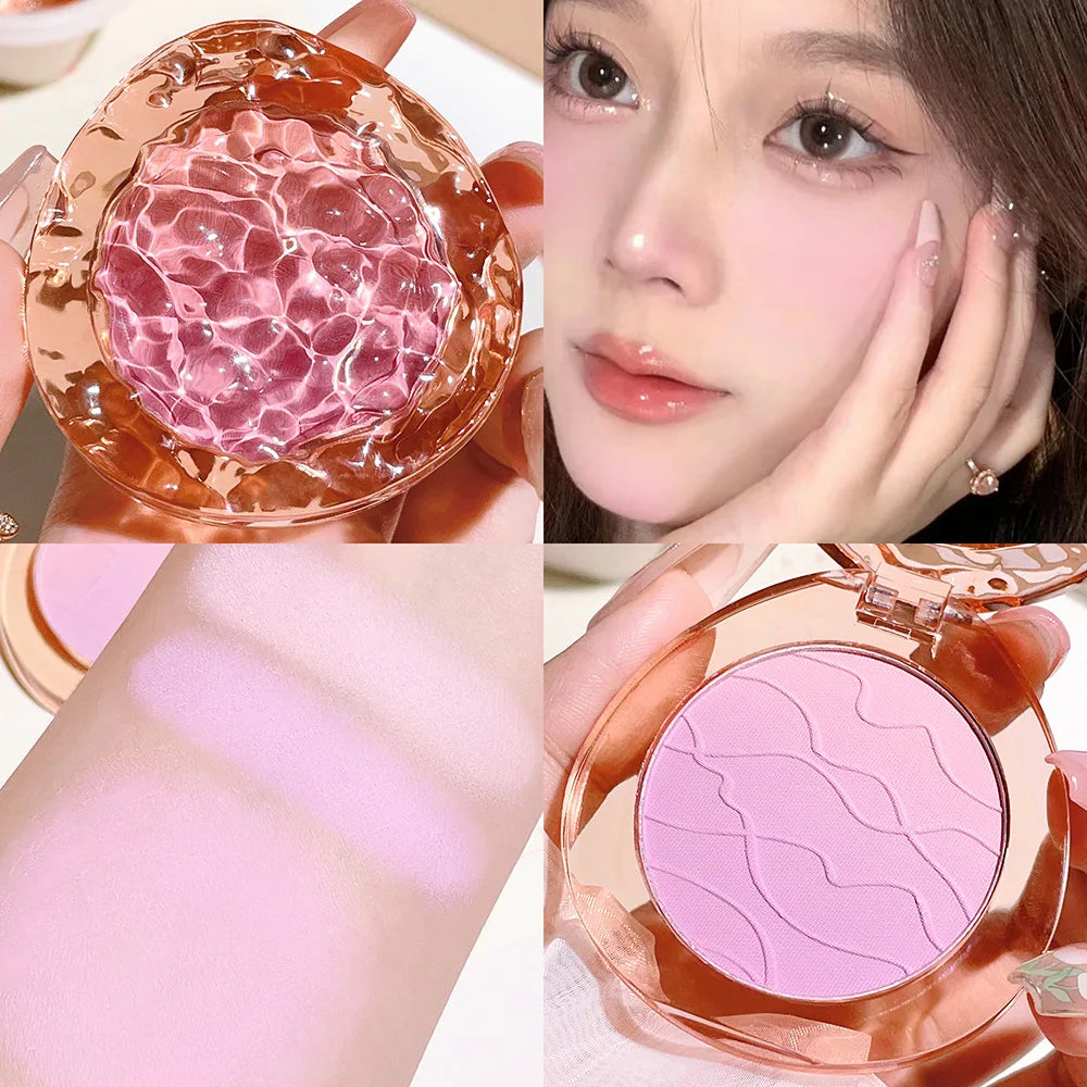 Blush Cute Pop Dégradé — Fini Mat, Texture Délicate, Maquillage Quotidien Nude, Illumine les Joues