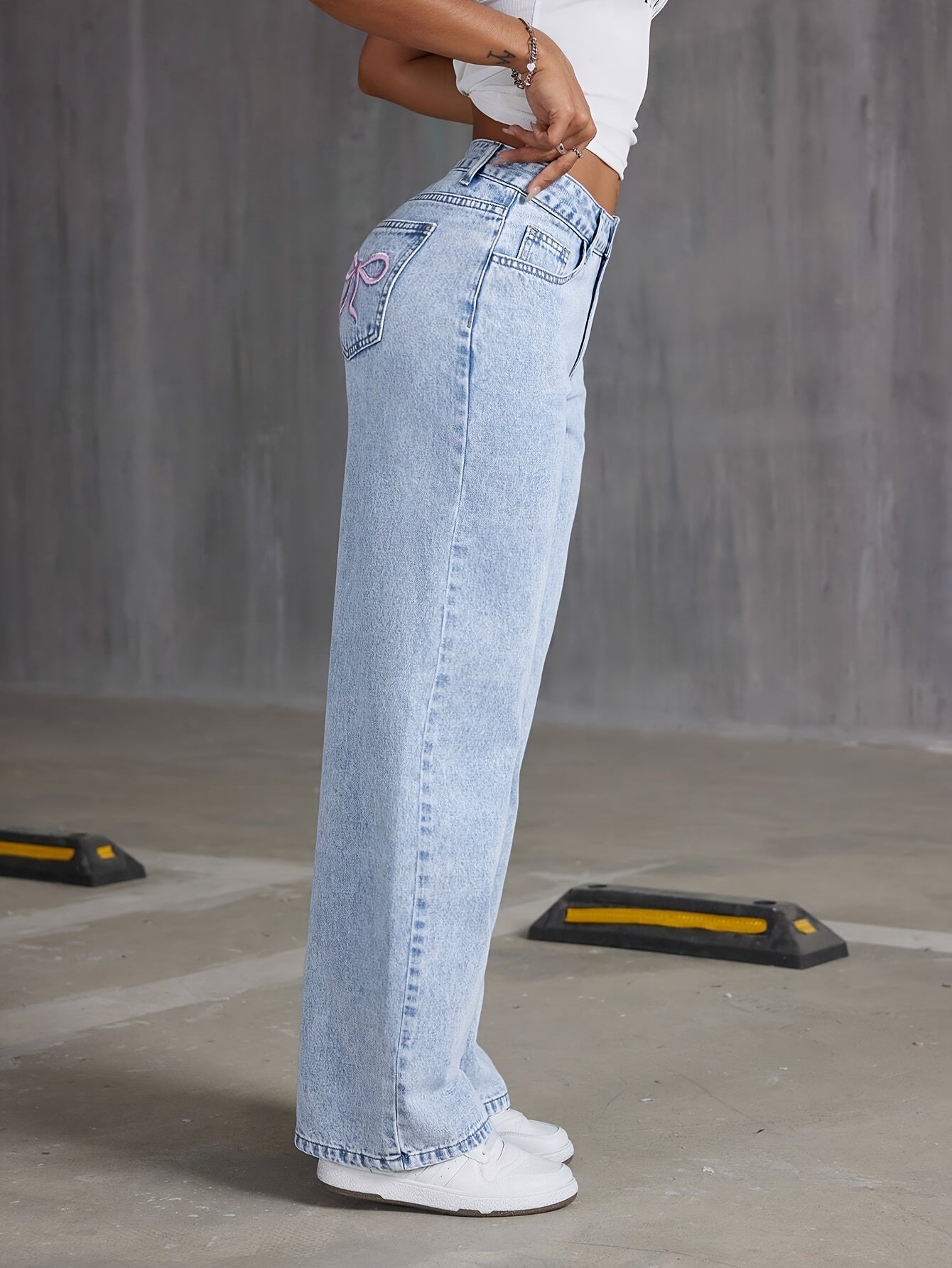 Pantalon Femme Denim Élégant