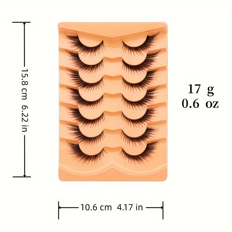 Faux cils de luxe 3D effet œil de chat et œil de renard - Épais, duveteux, légers, parfaits pour les débutantes | Plusieurs styles de cils réutilisables