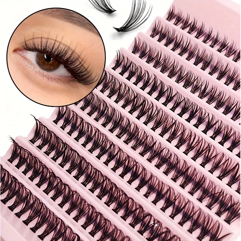 200 paquets de cils individuels (extensions 30D, 40D, 80D et 120D) - Assortiment A01 - Pose sur une seule plaque - Courbure D multi-styles - 0,07 mm - Aspect naturel et réaliste - Faciles à poser