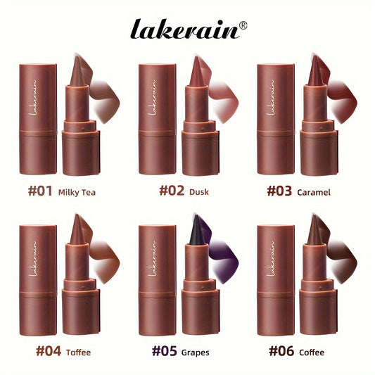 Lakerain Matte Lip Liner & Lipstick Duo - Long-Lasting, Cone Tip, Purple Shades for All Skin Types