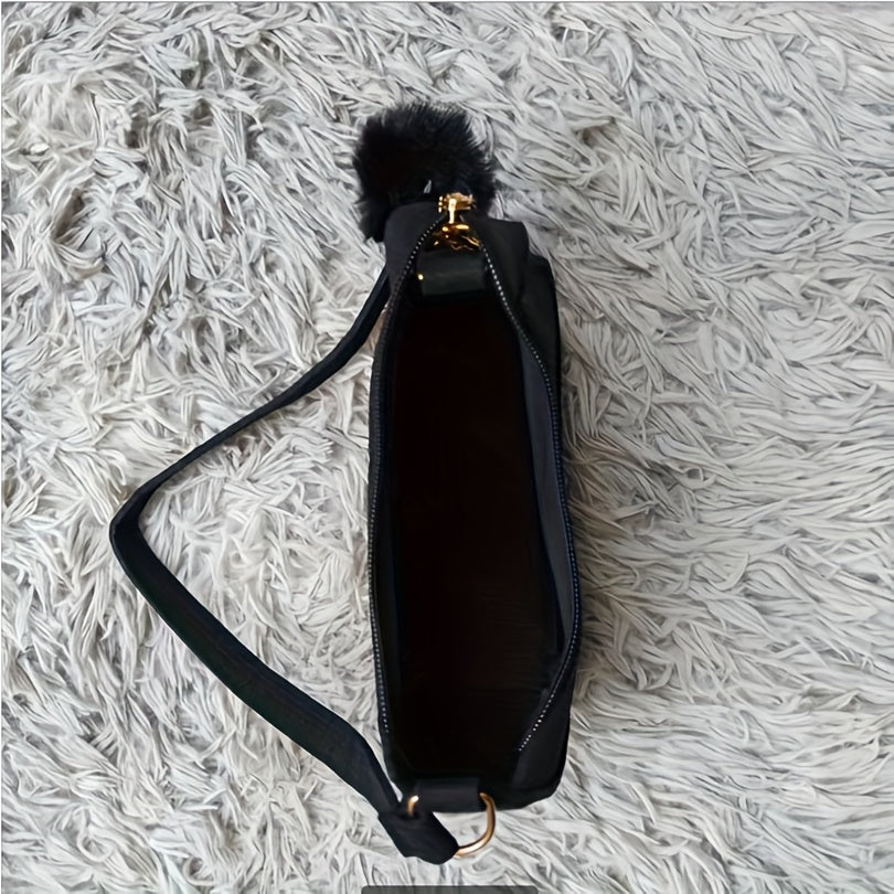 Sac bandoulière femme – élégant et minimaliste avec fermeture zippée, synthétique, intérieur spacieux pour travail et voyages, polyvalent pour usage quotidien et événements formels, construction durable design épuré.