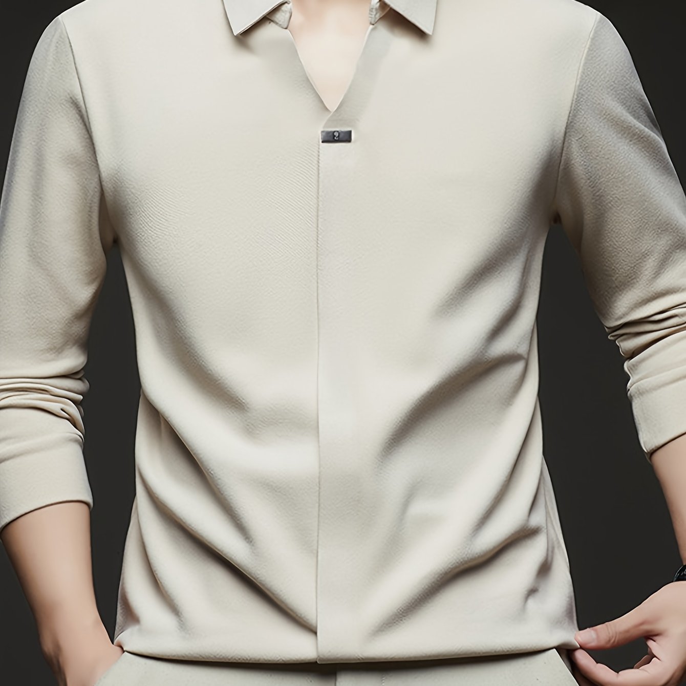 This Autumn'S Trendy Men'S Long-Sleeve Polo Shirt Is Soft, Skin-Friendly, And Resistant to Deformation, Featuring an Attractive Appearance That Looks Stylish And Casual, Making It The Perfect Choice for a Sophisticated Men'S