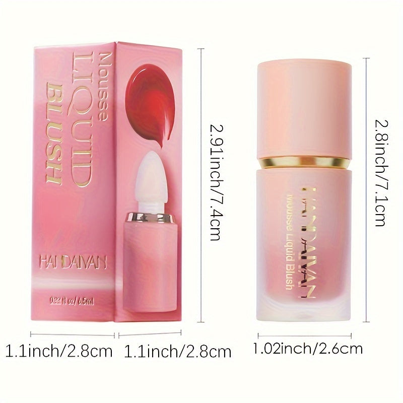1 ou 2 pcs— Blush Liquide pour Joues, Texture Crème, Maquillage Liquide Doux, Fini Naturel et Longue Tenue, Teinte Beige Clair, Blush Visage Hydratant